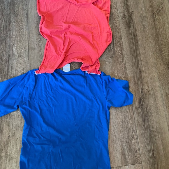 Superman T Shirt & Cape Mens Medium Short Sleeve DC Comics Graphic Blue - Picture 5 of 5